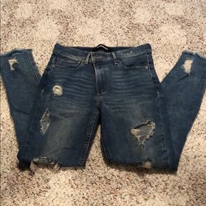 Express high waisted skinny jeans 6R
